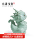 東道汝窯河南非遺 茶寵龍年生肖擺件開片可養(yǎng)高端陶瓷功夫茶具禮盒裝 玉龍 天青色