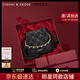 CinvaiKrose輕奢單肩包包女包2025新款斜挎包女士小手提水桶包生日禮物送女友 黑色【限定禮盒+拉菲草+手提袋】