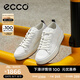 愛步（ECCO）休閑板鞋男 潮流厚底復(fù)古增高男鞋牛皮 街頭ACE856814 白色85681450874 42 建議選購(gòu)大一碼