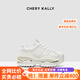 CHERY KALLY【星河魅影】氣質(zhì)老爹鞋女士2025新款春夏厚底真皮運動休閑鞋子 白色 37