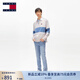 TOMMY JEANS25新款春夏男裝休閑通勤美式復(fù)古淺藍(lán)色水洗修身牛仔褲20985 牛仔藍(lán)1AB 32