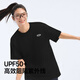 龍獅戴爾夏季防曬速干t恤女裝短袖圓領(lǐng)上衣 黑色 L 戶外運(yùn)動新款潮流