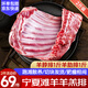 羋羊羊?qū)幭臑┭蛉鉄o脊羊排6斤羊腿手抓羊肉羊小腿 肚包肉 火鍋食材清真 寧夏灘羊羊羔排2斤（偏瘦）