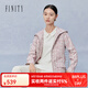 菲妮迪（FINITY）品牌風(fēng)衣春季新款簡約休閑風(fēng)花色時尚連帽外套上衣女 花色 2XL