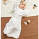 Mymini嬰兒投降式襁褓睡袋包裹巾夏季薄竹棉新生兒空調房包被抱被防驚跳 簡(jiǎn)線(xiàn)描動(dòng)物經(jīng)典款 L長(cháng)75cm適合【14.5-20斤寶寶】