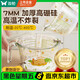 雙槍（Suncha）加厚刻度耐高溫廚房烘焙打蛋過濾 卡皮巴拉高硼硅玻璃量杯500ML