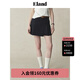 ELAND衣戀短褲女百搭風(fēng)雙腰袢設(shè)計(jì)棉感舒適通勤褲子2025夏季新款 深藏青色(03)D/NAVY S /160