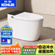 科勒（KOHLER）智能馬桶一體式全自動(dòng)翻蓋家用雙水路帶水箱坐便器墻排后排地排 黑屏/輕智能/不帶清洗烘干 200mm