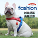 KimPets狗狗牽引繩胸背帶柯基柴犬遛狗繩中小型犬可調(diào)節(jié)背心式狗背帶M