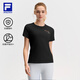 FILA斐樂(lè )官方短袖T恤女2025夏季防曬抗菌健身圓領(lǐng)OPTIMA-COTTON功能T