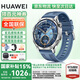 華為【國(guó)家補(bǔ)貼15%】華為手表watch gt5運(yùn)動(dòng)智能血氧心率通話微信睡眠鴻蒙學(xué)生送男朋友手表gt4pro升級(jí) 46mm蒼山灰+托帕藍(lán)色定制表帶