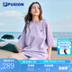 斐樂(lè)（FILA）FUSION潮牌情侶多彩短袖T恤2025新款男女短T時(shí)尚大logo夏季短袖 奇幻紫-VT M 170/92A 【寬松版型】