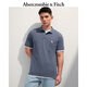 ABERCROMBIE & FITCH【經(jīng)典小麋鹿】男裝25夏季新款通勤POLO衫短袖T恤KI124-5182 藍(lán)灰色 M (180/100A)