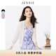 JESSIE簡(jiǎn)約V領(lǐng)七分袖單排扣針織空調(diào)開(kāi)衫2024春新款 白色 L