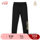 VERSACE JEANS 范思哲 男士LOGO字母印花運(yùn)動(dòng)休閑褲   七夕禮物 黑色金色 74GAAT01 CF05T G89 XL