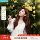茵曼（INMAN）章若楠同款歐若風(fēng)鏤空薄女裝開衫針織衫2025年春秋季新款短款外套 杏色【好評(píng)返現(xiàn)】 S