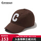 COVERNAT棒球帽女 毛絨大C標(biāo)遮陽(yáng)帽 戶(hù)外鴨舌帽23CA01四季款大頭圍可調(diào)節(jié) 棕色 均碼 可調(diào)節(jié)55-60