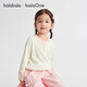 巴拉巴拉balaOne童裝女童長(cháng)袖t恤假兩件打底衫寶寶2025秋上衣208325100010
