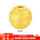 億色999足金福氣金珠轉運珠3D硬金黃金祥云珠真言金珠路路通串珠散珠 祥云珠 12mm 約1-1.05g