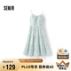 森馬（Semir）連衣裙女設(shè)計感肌理浪漫2025夏季甜美花邊碎花吊帶裙107425114051