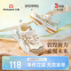 牧童敦煌博物館聯(lián)名25夏小童鞋單網(wǎng)女童透氣兒童運(yùn)動(dòng)鞋男 敦煌咖  25