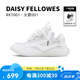黛西法羅（Daisy Fellowes）【 丁禹兮同款】火箭001面包鞋男女款板鞋耐磨休閑運(yùn)動(dòng)鞋 周深同款贈(zèng)【DF夜光鞋飾】純白色 43