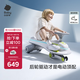 babycare兒童電動扭扭車可坐大人遛遛車防側(cè)翻寶寶禮物 辛德白