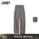 JNBY/江南布衣【UPF50+】25夏新品防曬休閑褲女寬松束腳褲5P4E13080 037/駝灰 XS