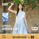 森馬（Semir）連衣裙女防曬背心裙溫柔2025夏蝴蝶結(jié)A字短裙少女感109325114030