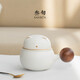 三旬 招財貓茶杯陶瓷茶水分離咖啡杯水杯辦公室泡茶杯可愛創(chuàng)意杯子