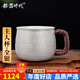 銀器時(shí)代 養(yǎng)生銀杯足銀999咖啡杯花茶杯多用途手工錘紋大號(hào)主人杯銀茶杯子 90克+證書 130ml 1只