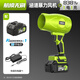 克里斯汀暴力吹風(fēng)機鋰電涵道風(fēng)扇洗車(chē)吹水渦輪工業(yè)鼓風(fēng)機大功率強力吹灰塵 CT無(wú)刷航模838TV暴力風(fēng)機1電1充（21V）