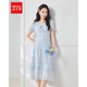 IEF/愛依服時尚套裝2025夏季新款法式溫柔小女人氣質(zhì)通勤上下套裙