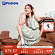 FILA FUSION趙露思同款|斐樂潮牌女裝連衣裙2025秋新款時(shí)尚修身背心裙 冷白灰-GY S 160/80A/S