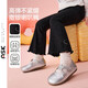 ASK JUNIOR【高彈】?jì)和澴?5秋季小童修身顯瘦喇叭褲女童細閃木耳邊長(cháng)褲