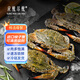 梭子蟹凈重5斤母蟹特大6兩+/只 可清蒸級別 進(jìn)口整只冷凍新鮮螃蟹海鮮水產(chǎn)