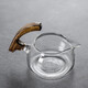 淳意懶人玻璃自動茶具配件磁吸泡茶壺公道杯架子鋼珠濾網(wǎng)單蓋各類零配 光面/公道杯（咖色）