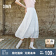 森馬（Semir）半身裙女松緊腰A字裙氣質(zhì)夏季2025拼接蕾絲波點(diǎn)長(zhǎng)裙109325120005