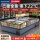 索歌組合島柜商超市大容量自動(dòng)化霜臥式冷藏冷凍一體多功能展示柜丸子餃子榴蓮冰淇淋雪糕速凍低溫冰柜 定金【全系標(biāo)配丹佛斯壓縮機(jī)/自動(dòng)化霜】