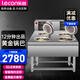 樂創(chuàng)（lecon）廣東煲仔飯機全自動煲仔爐智能煲仔飯機商用多頭煲仔爐智能錫紙煲專用砂鍋鍋巴外賣煲仔機 單層雙排4頭煲仔爐