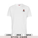 高田賢三（KENZO）夏季進(jìn)口短袖T恤男經(jīng)典刺繡小紅花設(shè)計(jì)休閑短袖保稅倉(cāng)直發(fā) 禮物 白色-01 L