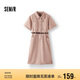 森馬（Semir）森柔牛仔|商場同款牛仔連衣裙女腰帶2025夏季工裝裙103325114001