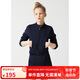 ELLE KIDS空氣層面料】25春秋季女童運(yùn)動(dòng)風(fēng)立領(lǐng)簡約復(fù)古微彈拉鏈衛(wèi)衣外套