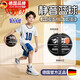 JCZS德國品牌室內(nèi)無聲超靜音籃球兒童7號5訓(xùn)練不掉渣高彈力家用加 5號黑色烈火【六代專利款/高彈不 3號籃球【1至3歲推薦】，5號籃球