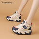 卡丹路老爹鞋女2025新款春秋時(shí)尚百搭輕便小個(gè)子女鞋增高7CM休閑鞋子女