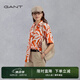 GANT甘特2024春季新款女裝花卉印花襯衫|4300335 860-橙色花紋 2XL 40