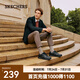 斯凱奇（Skechers）男鞋夏季商務(wù)休閑皮鞋流行正裝鞋軟底緩震舒皮鞋77156 黑色/BLK 42