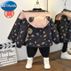 A 21 FUNB女童外套秋冬2025新款保暖羽絨棉服兒童加絨加厚中小童派克服棉衣 角龍加絨外套卡其色 110 cm