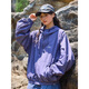 鉑吶苓防曬衣騎行露營(yíng)女夏季2025新款輕薄透氣寬松百搭潮流連帽上衣 連帽防曬服【紫色】 M 90-100斤