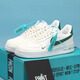 莆田男鞋空軍一號aj男鞋子af1板鞋情侶百搭低幫運動(dòng)鞋小白鞋女款 低幫米白綠 39